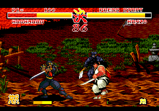 Samurai Spirits screenshot 3 for Sega Mega Drive